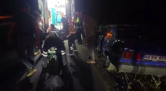 Akçadağ'da lastik patlaması: 1 yaralı