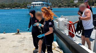 Datça'da gezi teknesinde yaralanan kişi tahliye edildi