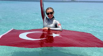 Şahika Ercümen'den Kaş'ta çifte altın