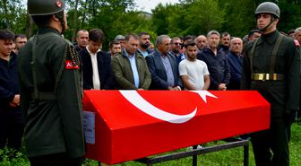 Deniz Kuvvetleri personeli Sait Yürekli son yolculuğuna uğurlandı
