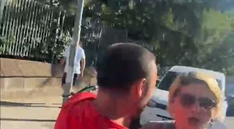 Kırmızı Işıkta Tartışma Kavgaya Dönüştü: Kask Kamerasına Yansıdı
