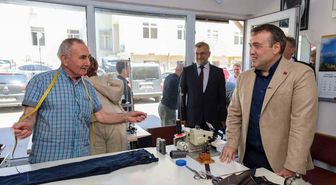 Vali Sözer'den Bozüyük'te esnaf ve vatandaş ziyareti