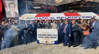 Ardanuç Giriş Yolu projesinin temeli atıldı