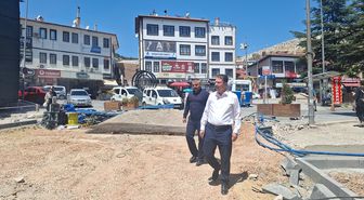 Beypazarı'nda cadde ve meydan düzenlemesi