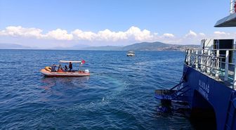 Mudanya'da sürüklenen çocuk kurtarıldı