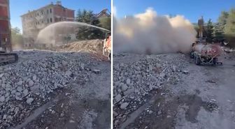 Elazığ'da 5 katlı bina korna sesi ile yıkıldı