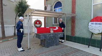 Emekli Binbaşı Özcan Yıldız Askeri Törenle Uğurlandı