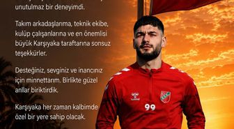Karşıyaka'ya Veda: Ethem Örgev, Yeşil-Kırmızılı Formaya Veda Etti