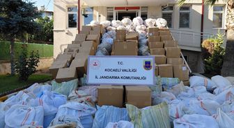 Gebze'de 5 ton kaçak tütün ele geçirildi