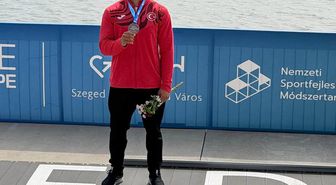 Muğlalı kanocu Rahmi Kaan Karahan'dan Avrupa'da 3 bronz madalya