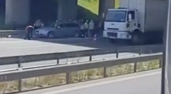 TEM Otoyolu’nda feci kaza: Motosikletli arkadan çarptı, hayatını kaybetti