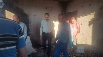 MESOB Başkanı yangın mağduru esnafı ziyaret etti