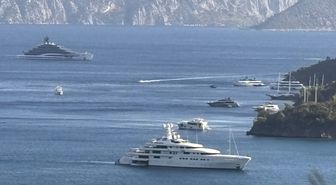 Hisarönü Körfezi'nde süperyat turizmi: İki dev yatın toplam değeri 650 milyon doları aştı