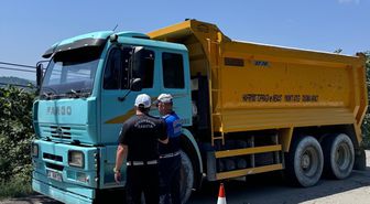 Ordu'da ağır araç denetimi: 11 araç cezalandırıldı