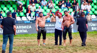 918. Geleneksel Aybastı Perşembe Yaylası Yağlı Güreş Festivali'nde Başpehlivan Erkan Taş