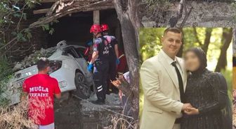 Muğla'da nişanlı çiftin kahvaltı yolculuğu faciayla bitti: 1 ölü, 1 yaralı