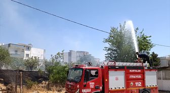 Siirt'te meyve bahçesinde yangın