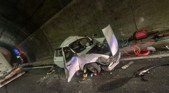 Zigana Tüneli'nde feci kaza: 1 ölü, 2 yaralı