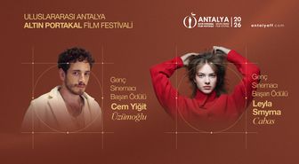 63. Altın Portakal'da Genç Başarı Ödülleri Cem Yiğit Üzümoğlu ve Leyla Smyrna Cabas'a Verilecek