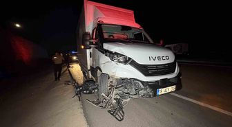 Çorum’da kamyonetle çarpışan motosikletin sürücüsü hayatını kaybetti