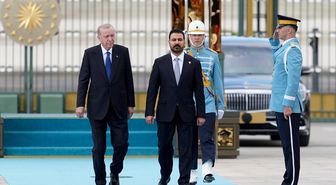 Erdoğan, Irak Başbakanı Zeydi'yi törenle karşıladı