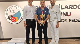 Elazığlı Sporcu Yetkin Çelikel, Türkiye Bilardo Şampiyonu Oldu