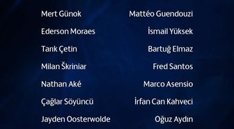 Fenerbahçe'nin Gornik Zabrze Maçı Kamp Kadrosu Açıklandı