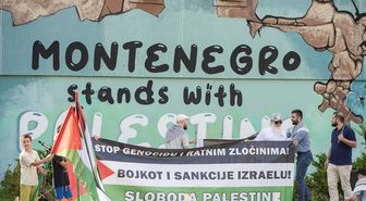 Fransa'dan yola çıkan Filistin Konvoyu, Bosna Hersek'in ardından Karadağ'a ulaştı