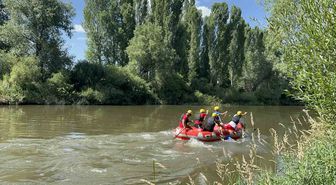 Kars'ta İlk Rafting Kampı Başladı