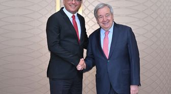 KKTC Cumhurbaşkanı Erhürman BM Genel Sekreteri Guterres ile Görüştü