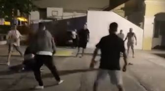 Kuşadası’nda otopark ücreti kavgası kamerada