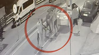 Samsun'da kanlı saldırı anı kamerada