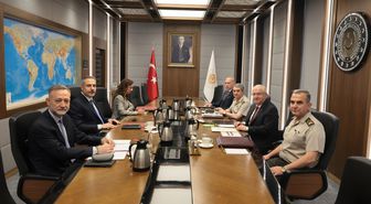 Bakan Güler ve Fidan, MSB'de bir araya geldi