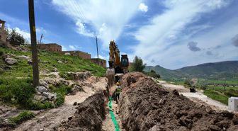 Mardin'de 2 bin 230 metrelik atıksu hattı tamamlandı