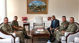1. Ordu Komutanı Orgeneral Ersay'dan Vali Sezer’e ziyaret