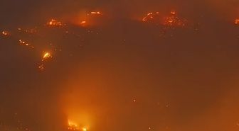 Alanya'da orman yangını