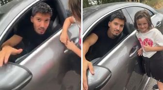 Altay Bayındır, önünü kesen minik taraftarla geleceğine dair konuştu