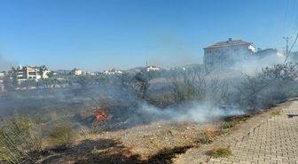 Antyalya'da bahçe yangını söndürüldü