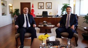 Bakan Bayraktar, Kerkük Valisi Ağa’yı ağırladı