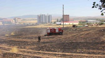Buğday tarlasında yangın çıktı, dumanlar trafik kazasına neden oldu: 1 yaralı