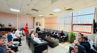 Hak-İş İl Başkanı Aküzüm, Başhekim Avınca ile görüştü