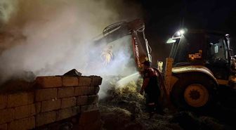 Iğdır’da 2 bin balya alevlere teslim oldu