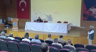 İspir'de DKMP ekiplerince bilgilendirme toplantısı yapıldı