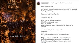 Karataş Marağası'nda 'Antik Yunan' temalı parti
