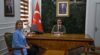 Kaymakam Güldoğan, yeni başhekimi ağırladı