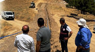 Keban'da iki köyde içme suyu çalışması