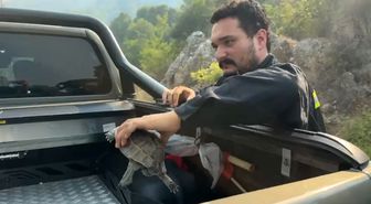 Kumluca'da orman yangını