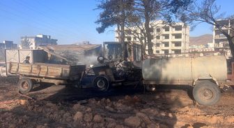 Mersin'in Silifke ilçesinde otluk alanda çıkan yangın kontrol altına alındı