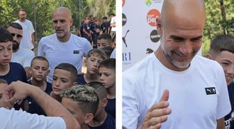 Pep Guardiola'dan Filistinli çocuklara anlamlı destek