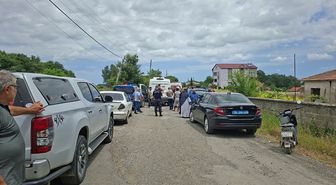 Samsun'da bahçede yaktığı ateşin içinde kalan kadın öldü